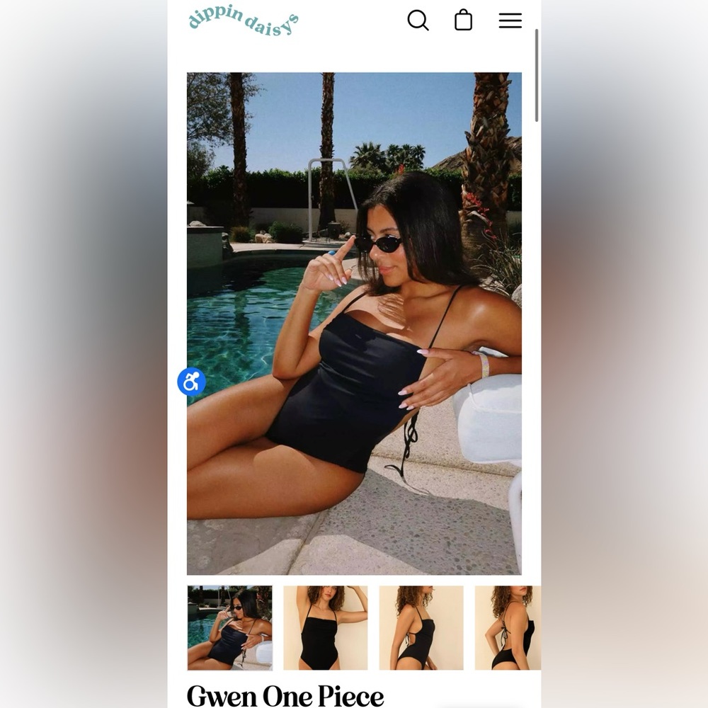 Black One Piece Bathing Suit